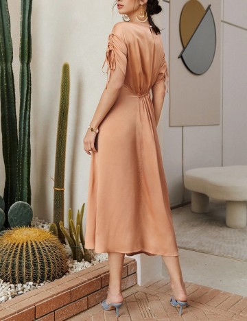 Rochie medie SHEIN, piersica, S