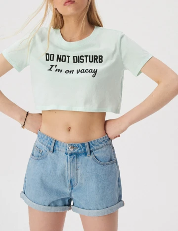 Top Sinsay, verde, L