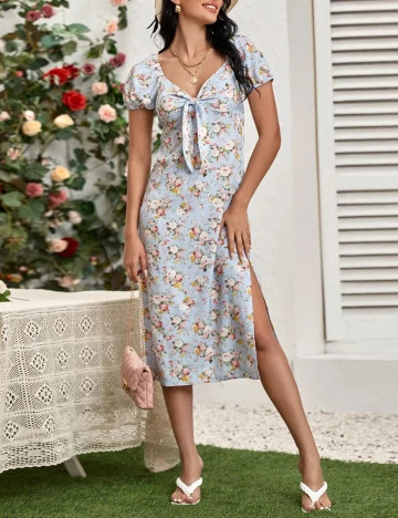 Rochie medie SHEIN, floral, S