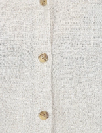 Camasa overzise Vero Moda, crem, M