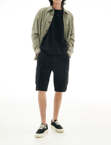 Pantaloni scurti Reserved, negru, 30