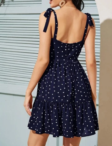 Rochie scurta SHEIN, bleumarin, XL