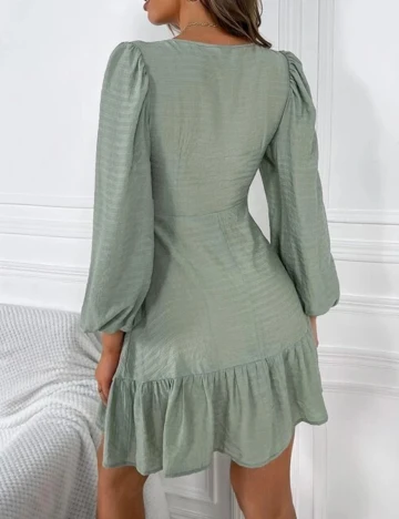 Rochie scurta SHEIN, verde, XS Verde