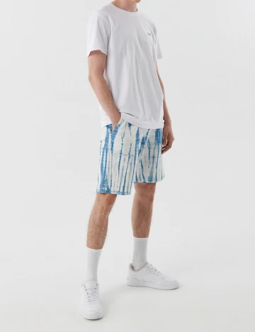 Pantaloni Scurti CROPP, alb/albastru, 38