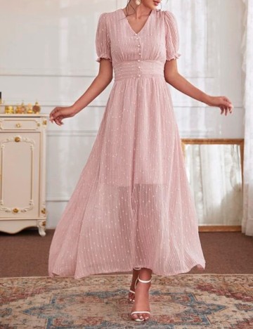 Rochie Lunga SHEIN, roz, M