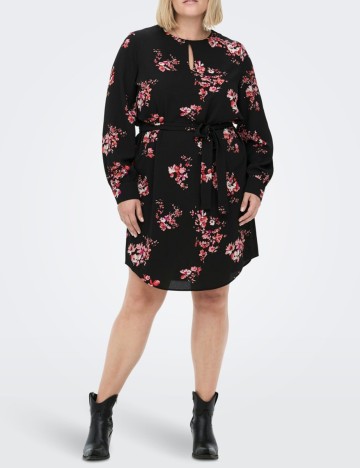 Rochie scurta Only Carmakoma, negru, 46