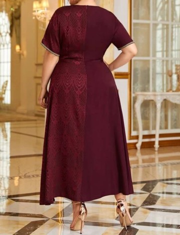 Rochie lunga SHEIN CURVE, visiniu, 3XL