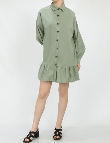 Rochie scurta SHEIN, verde, XS