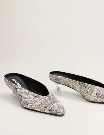 Pantofi Mango, imprimeu sarpe, 38