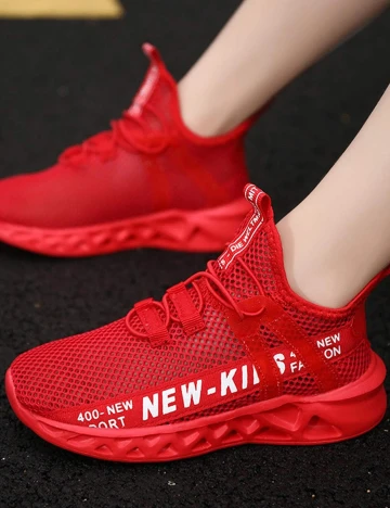 Adidasi SHEIN, rosu, 36