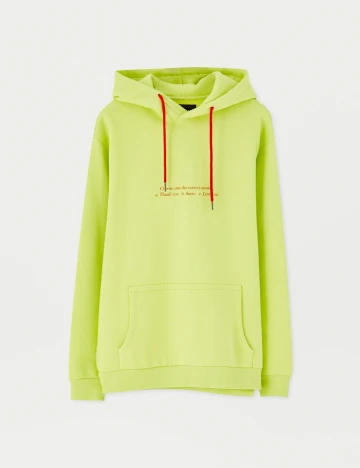 Hanorac Pull&Bear, galben, L Galben