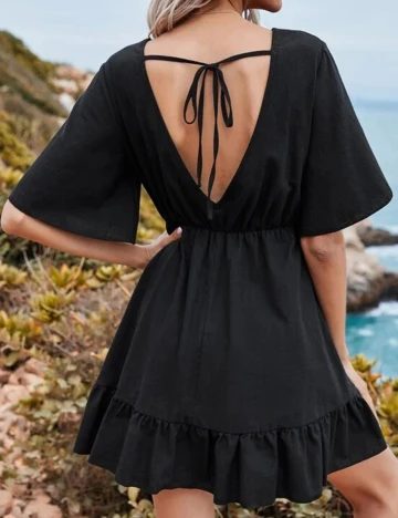 Rochie Scurta SHEIN, negru, S Negru