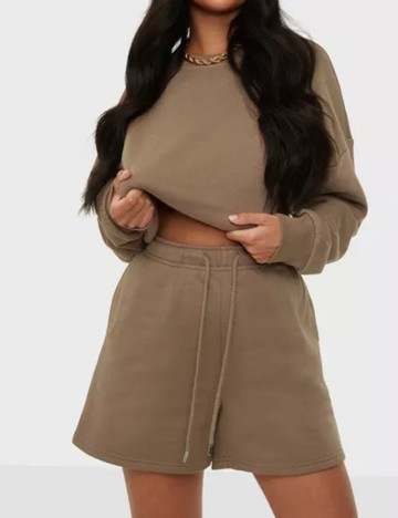 Pantaloni scurti Object, maro, XL