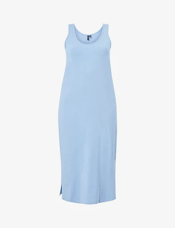 Rochie lunga Vero Moda Curve, bleu, S-42/44