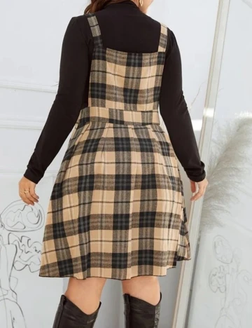 Rochie scurta SHEIN CURVE, crem, 4XL