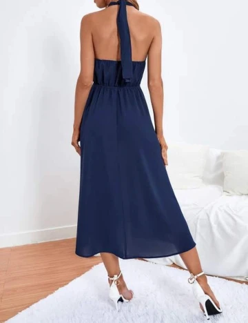 Rochie Medie SHEIN, bleumarin, L Albastru