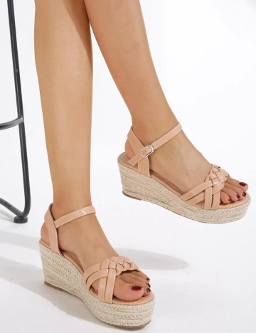 Sandale SHEIN, maro, 36