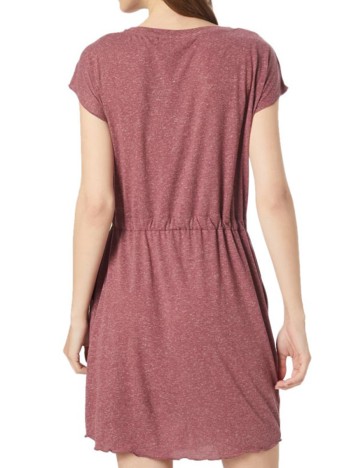 Rochie scurta Vero Moda, roz pudra inchis, S