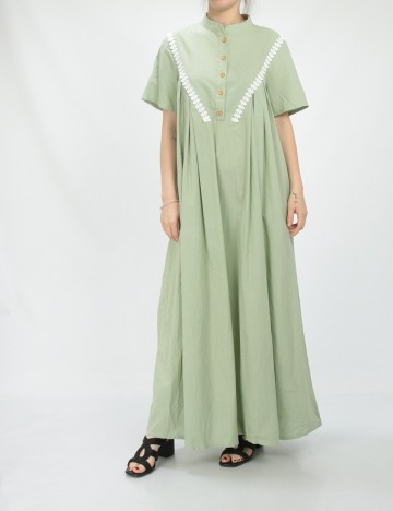 Rochie lunga SHEIN, verde, M