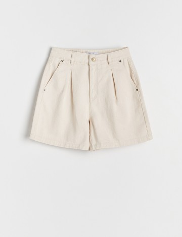 Pantaloni scurti Reserved, crem, 40