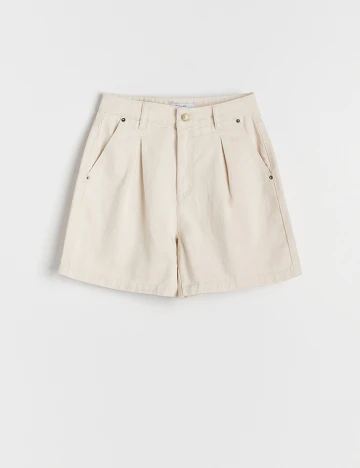 Pantaloni scurti Reserved, crem, 40