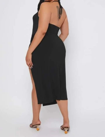 Rochie medie SHEIN CURVE, negru, 3XL Negru