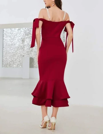 Rochie Medie SHEIN, rosu, M