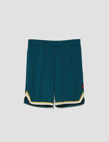 Pantaloni scurti Bershka, verde, S