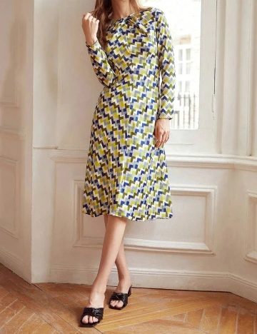 Rochie medie SHEIN, mix culori, S