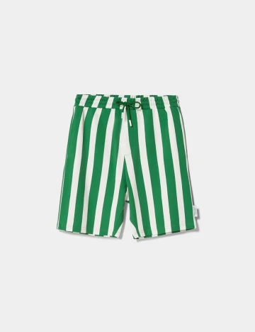 Pantaloni scurti Bershka, verde, S