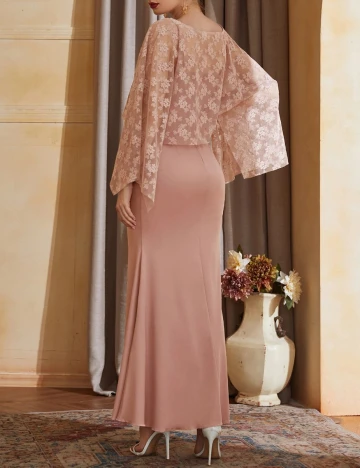 Rochie lunga SHEIN, roz, XL Roz
