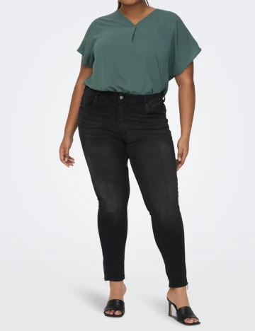 Bluza Only Carmakoma, verde, 46 Verde