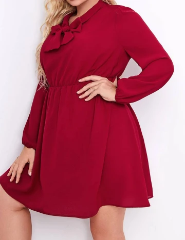 Rochie scurta SHEIN CURVE, rosu, 0 XL