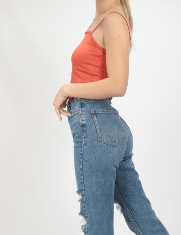 Top Vero Moda, caramiziu, S