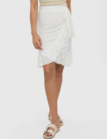 Fusta Vero Moda, alb, M
