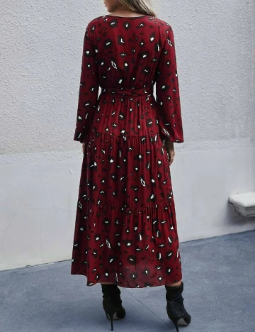 Rochie lunga SHEIN, rosu, XL