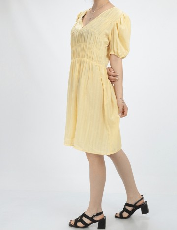 Rochie scurta Vila, galben