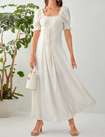Rochie lunga SHEIN, alb, M