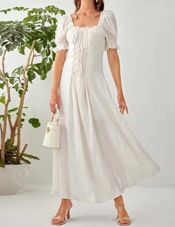 Rochie lunga SHEIN, alb, M