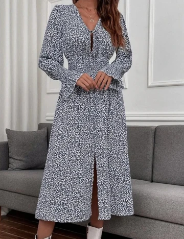 Rochie medie SHEIN, bleumarin, XL Albastru