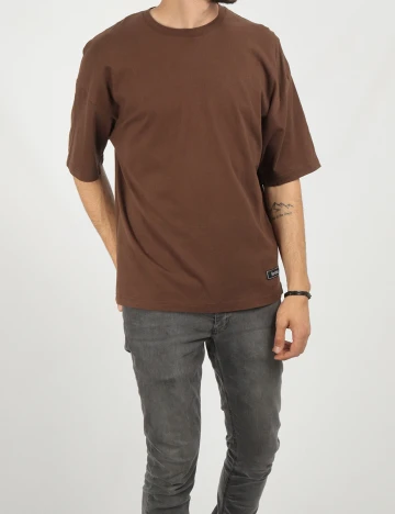 Tricou Bershka, maro, M Maro