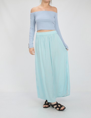 
						Fusta Vero Moda, albastru, M