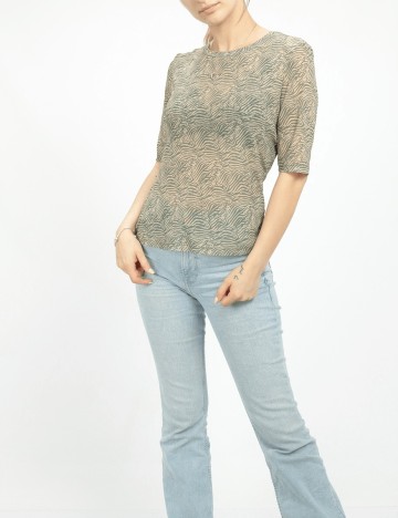 Tricou Jacqueline de Yong, kaki, M