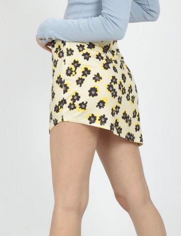 Fusta Vero Moda, galben, M