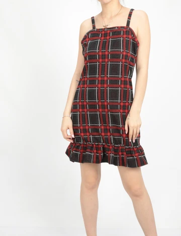 Rochie scurta Wednesday sgirl, mix culori