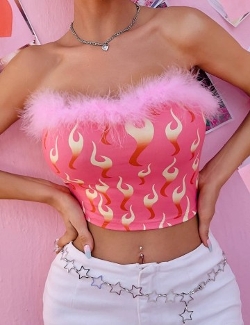 Top SHEIN, roz, M