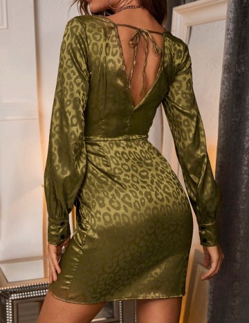 Rochie Scurta SHEIN, verde, XS