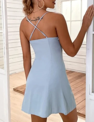 Rochie Scurta SHEIN, bleu, M