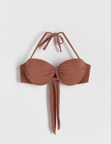Sutien de baie Reserved, maro, 34