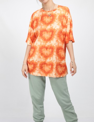 Tricou SHEIN, portocaliu, M